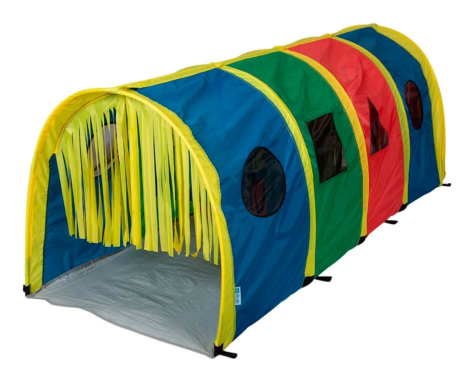 Super Sensory Activity Tunnel, 6 Feet, Multi-Color, Each 2120980